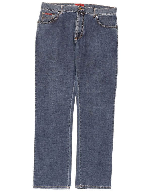 Gant Herren Straight Jeans W38 L36 Blaue Baumwolle