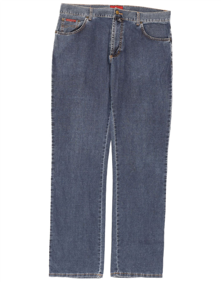 Gant Herren Straight Jeans W38 L36 Blaue Baumwolle