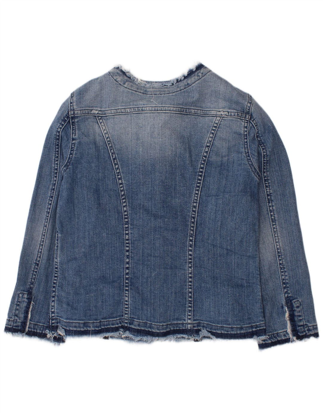LIU JO Jeansjacke für Mädchen, 11–12 Jahre, blaue Baumwolle