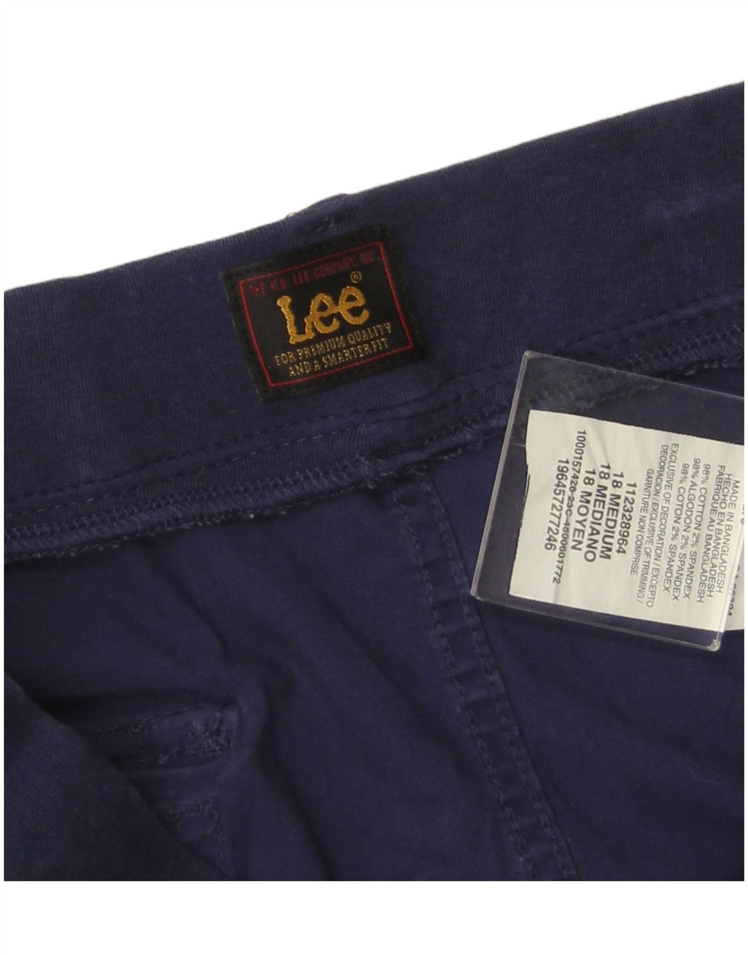 LEE Damen Cargo-Caprihose mit hoher Taille, US 18, 2XL, W36, L21, Marineblau