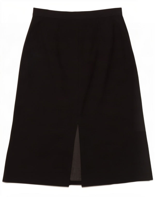 Marks & Spencer Damen-Rock in A-Linie mit hoher Taille, UK 18, XL, W32, Schwarz, Polyester