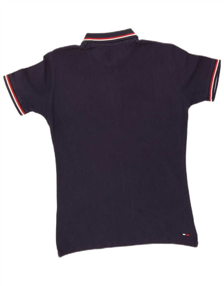 Fila Herren-Poloshirt, klein, marineblau, gestreift, Baumwolle