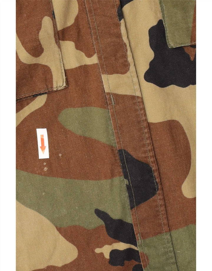 Big Hunter Herren-Militärhemd, mittelgroß, mehrfarbig, Camouflage-Baumwolle