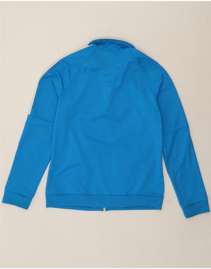 Adidas Damen Trainingsanzug Top Jacke UK 12/14 Mittelblau
