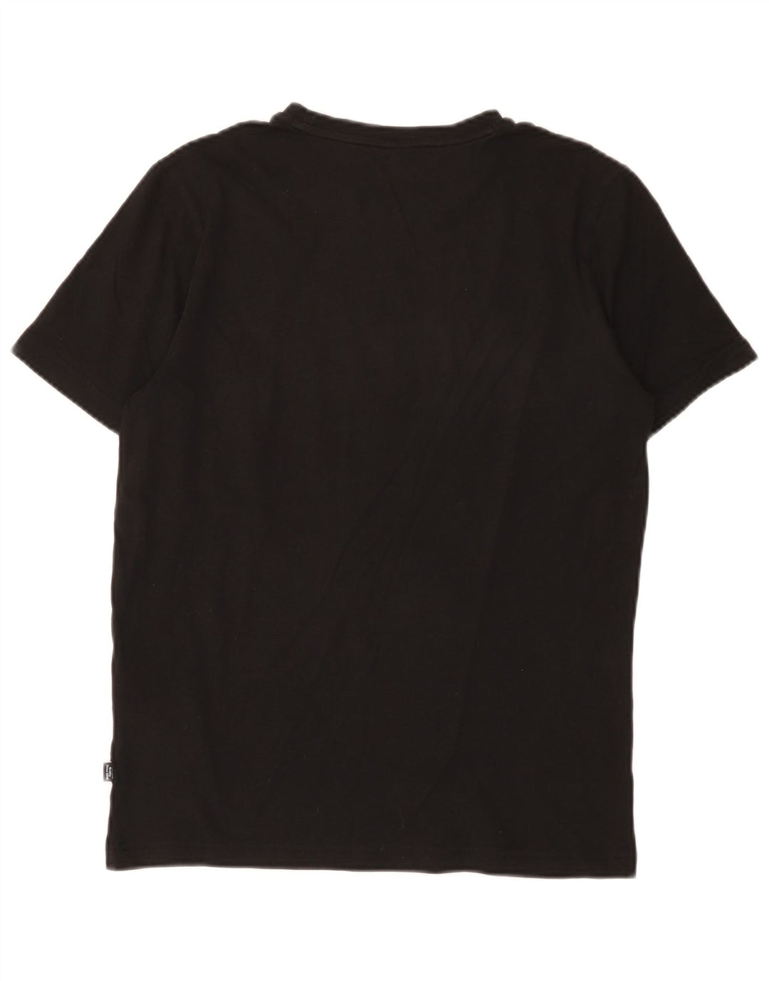 Puma Herren Grafik T-Shirt Top Small Schwarz Baumwolle