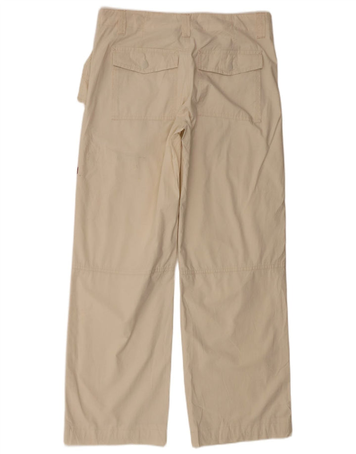 Gerade Herren-Cargohose von Diadora, Größe M, W32, L29, Beige, Baumwolle
