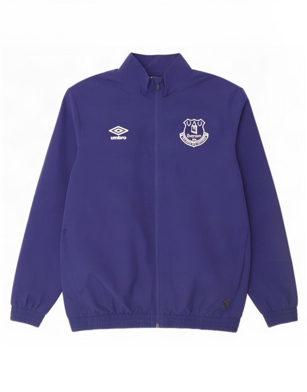 Umbro Herren Everton F.C. Trainingsanzug-Oberteil, Jacke, groß, Marineblau, Farbblock