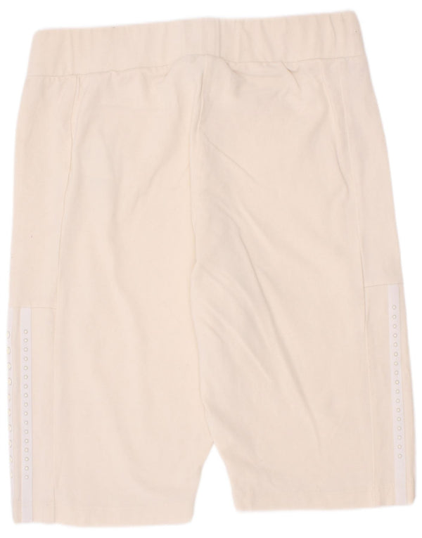 Adidas Mädchen Sport Shorts 11-12 Jahre Beige Baumwolle