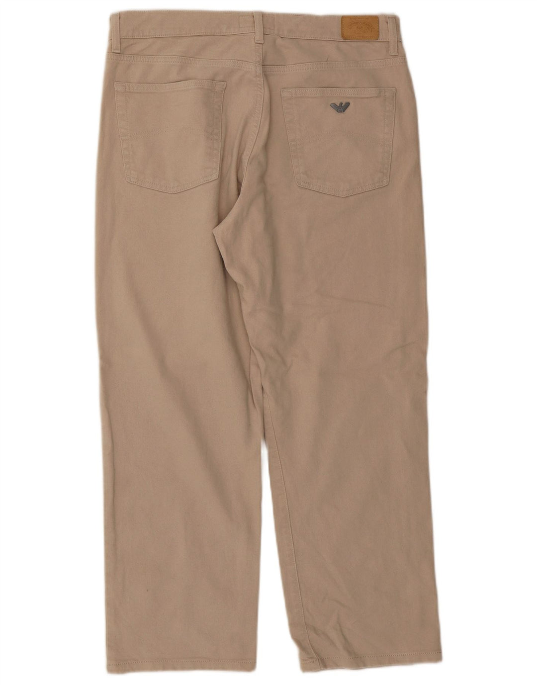 Armani Herren gerade Freizeithose W36 L27 Beige