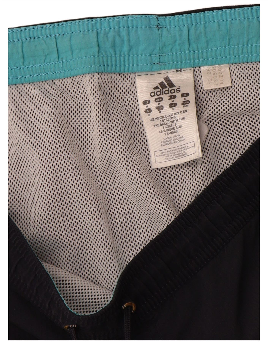 Adidas Herren Sportshorts Medium Navy Blue Colourblock Polyamid
