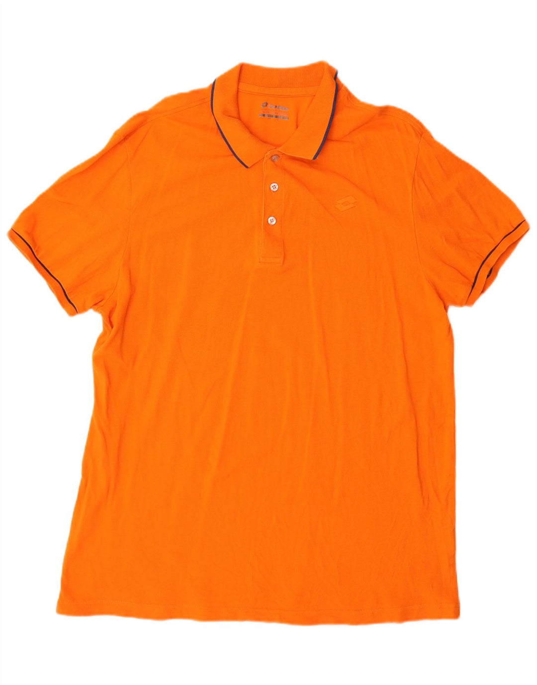 LOTTO Herren Poloshirt XL Orange Baumwolle