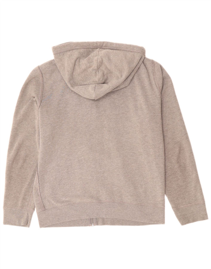 ABERCROMBIE & FITCH Herren-Kapuzenpullover mit grafischem Reißverschluss, Größe S, Grau, Baumwolle