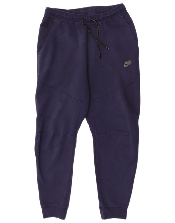 Nike Herren-Trainingshose, Jogginghose, Baumwolle, mittelblau, Marineblau