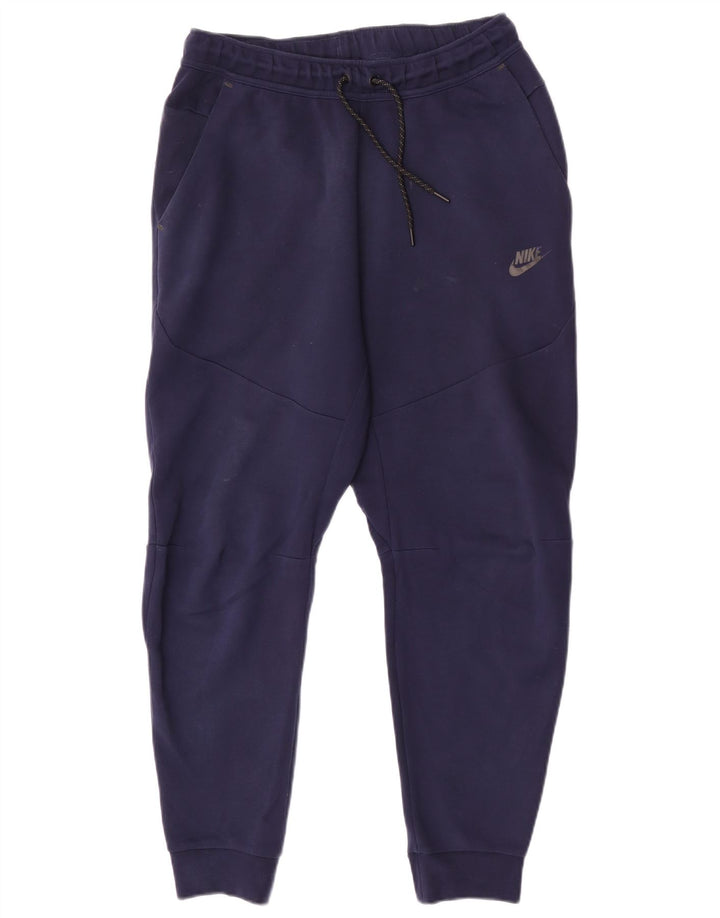 Nike Herren-Trainingshose, Jogginghose, Baumwolle, mittelblau, Marineblau