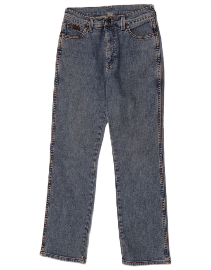 Wrangler Damen Straight Jeans US 10 Medium W28 L28 Blaue Baumwolle