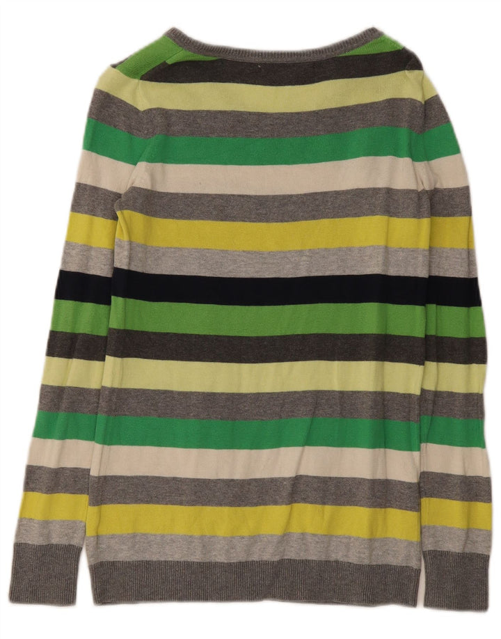 Gap Herren-Pullover mit Rundhalsausschnitt, XS, mehrfarbig gestreift