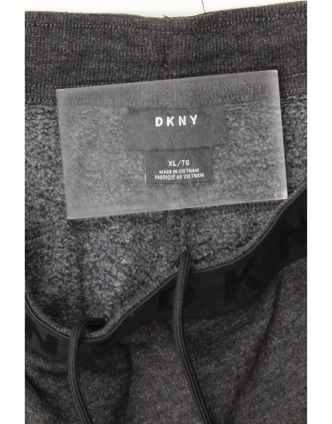 DKNY Mens Tracksuit Trousers Joggers XL Grey Cotton