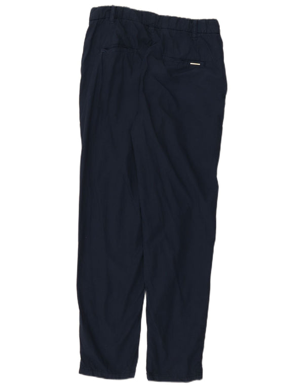 Guess Damen-Chinohose mit hoher Taille, schmal zulaufend, W26 L26, Marineblau