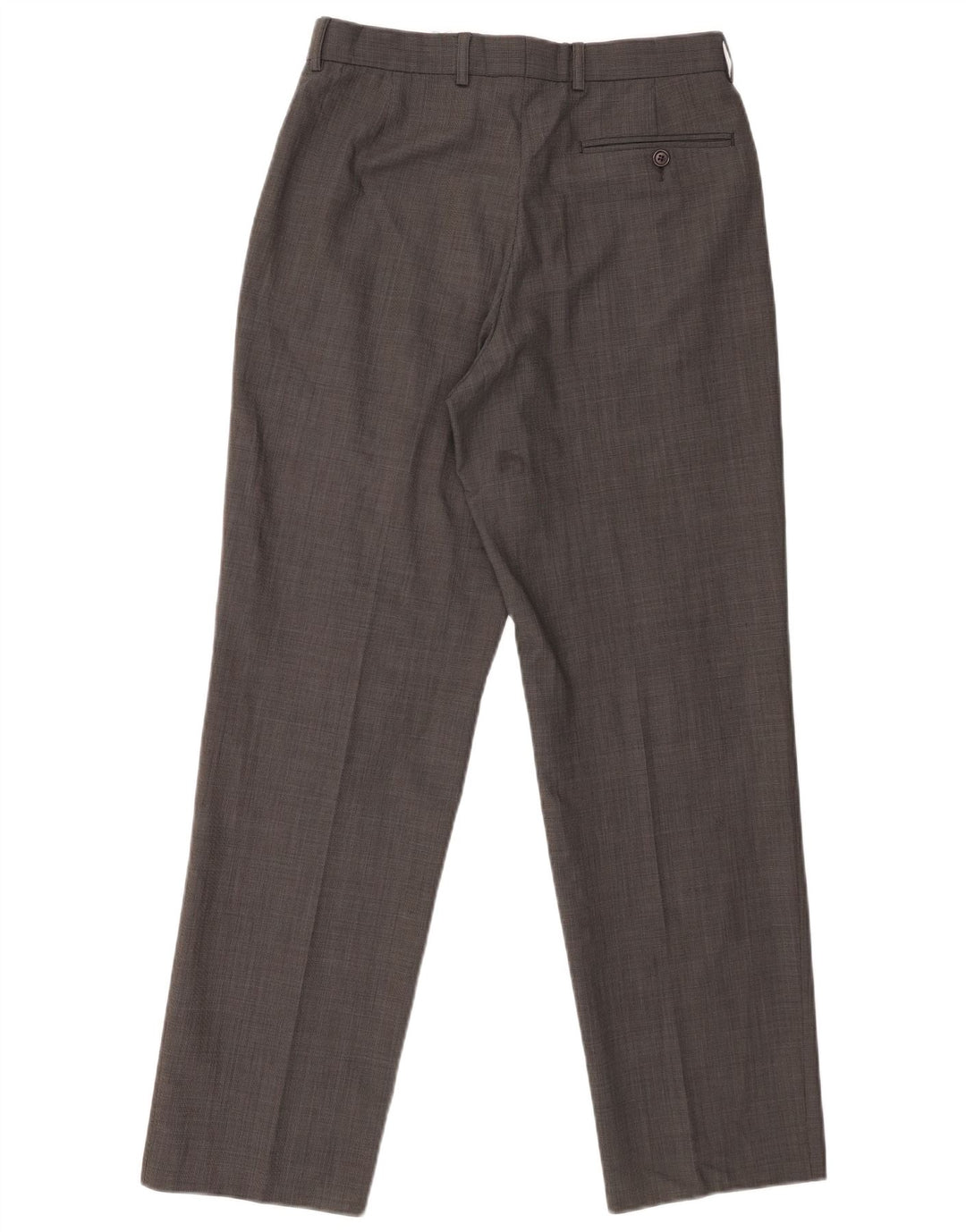 Gerade Herren-Anzughose von Marks & Spencer, W30, L31, Schwarz mit Hahnentrittmuster