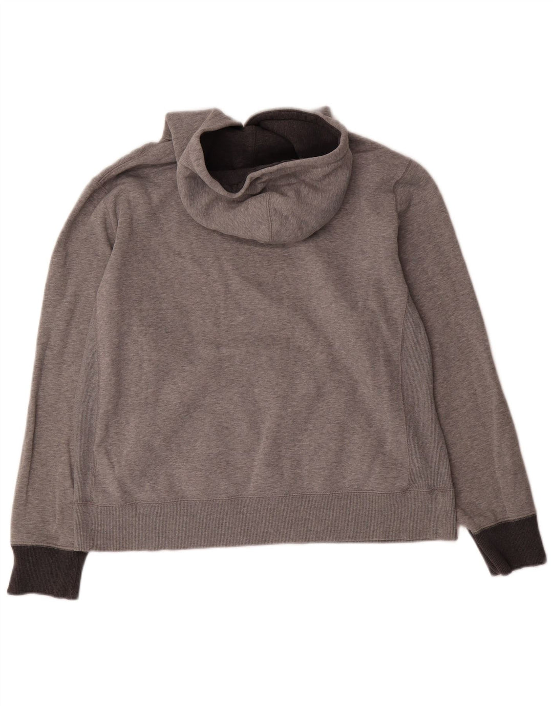 Nike Herren-Kapuzenpullover aus mittelgrau gefleckter Baumwolle