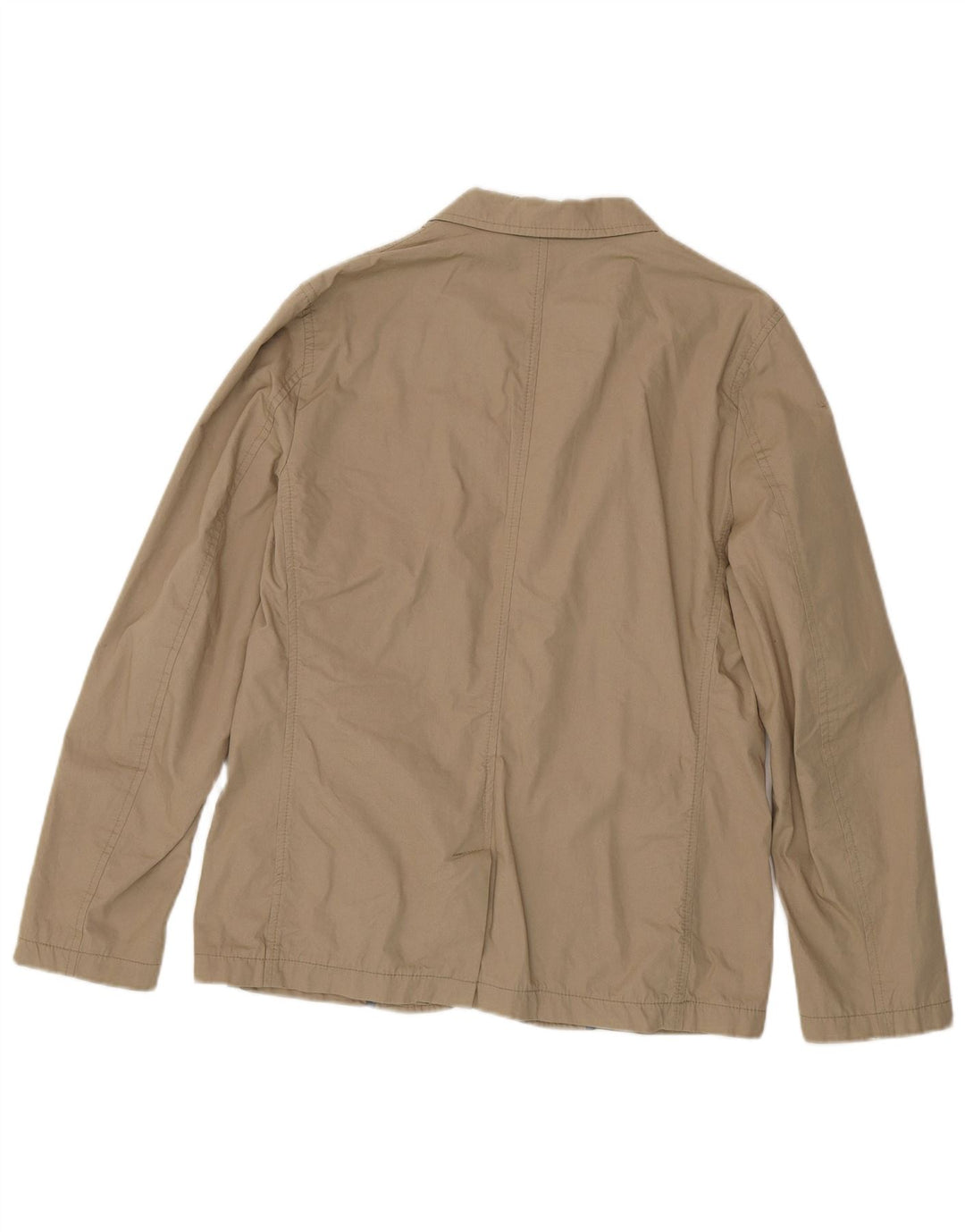 French Connection Herren-Utility-Jacke UK 40 Large Beige Baumwolle