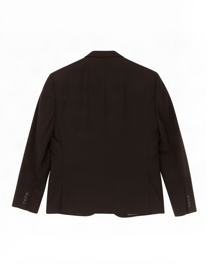 Marks & Spencer Herren-Blazer mit 2 Knöpfen, UK 44, XL, Schwarz, Polyester