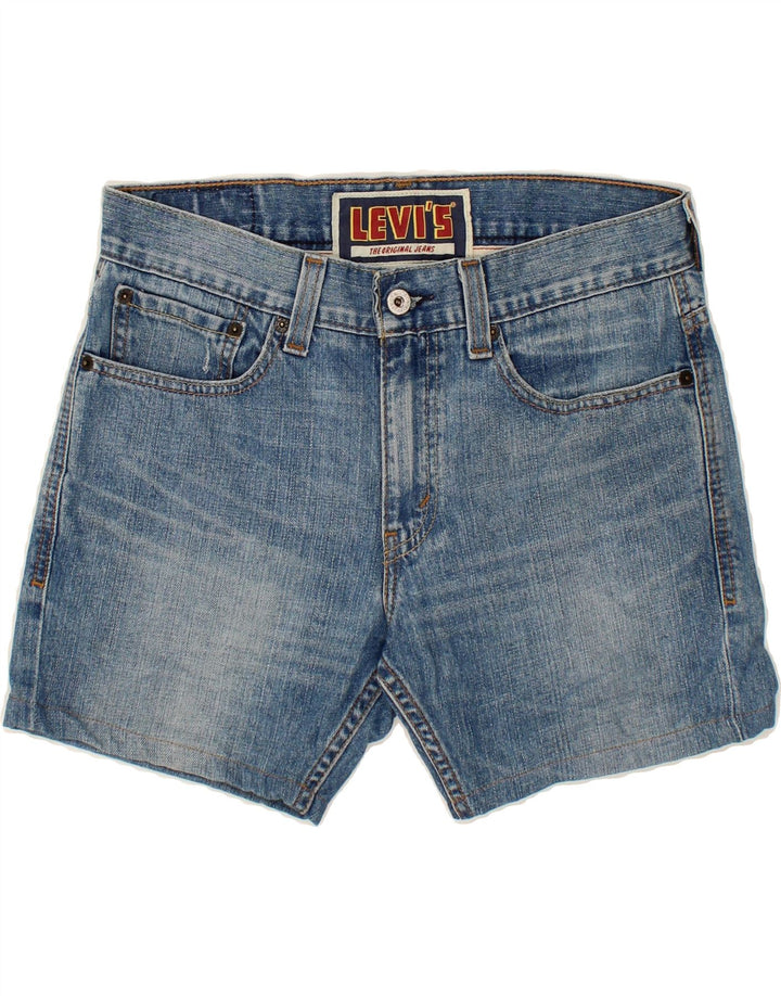 LEVI'S Womens 511 Denim Shorts W31 Medium Blue Cotton Vintage Levi's and Second-Hand Levi's from Messina Hembry 
