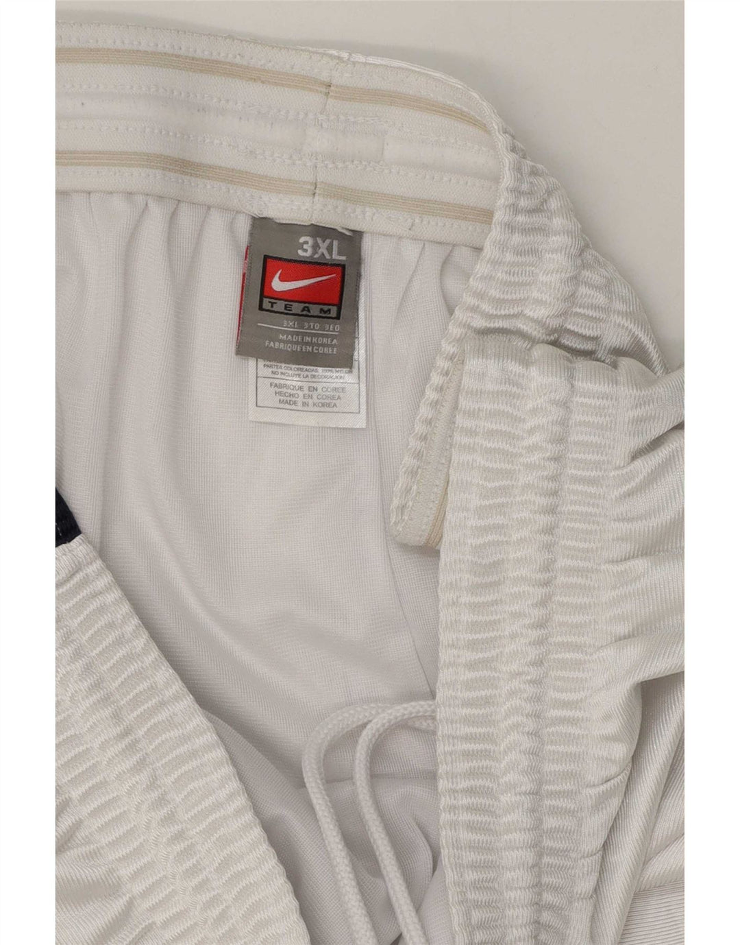 Nike Herren-Sportshorts 3XL, weißes Colourblock-Polyester