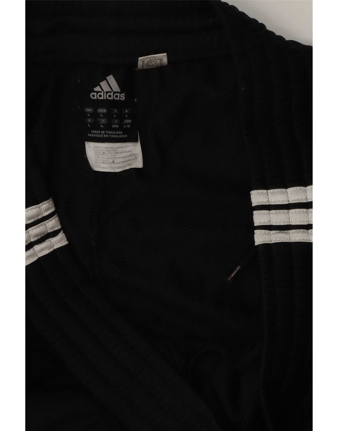 Adidas Herren-Trainingshose, groß, schwarz, Polyester, Sport