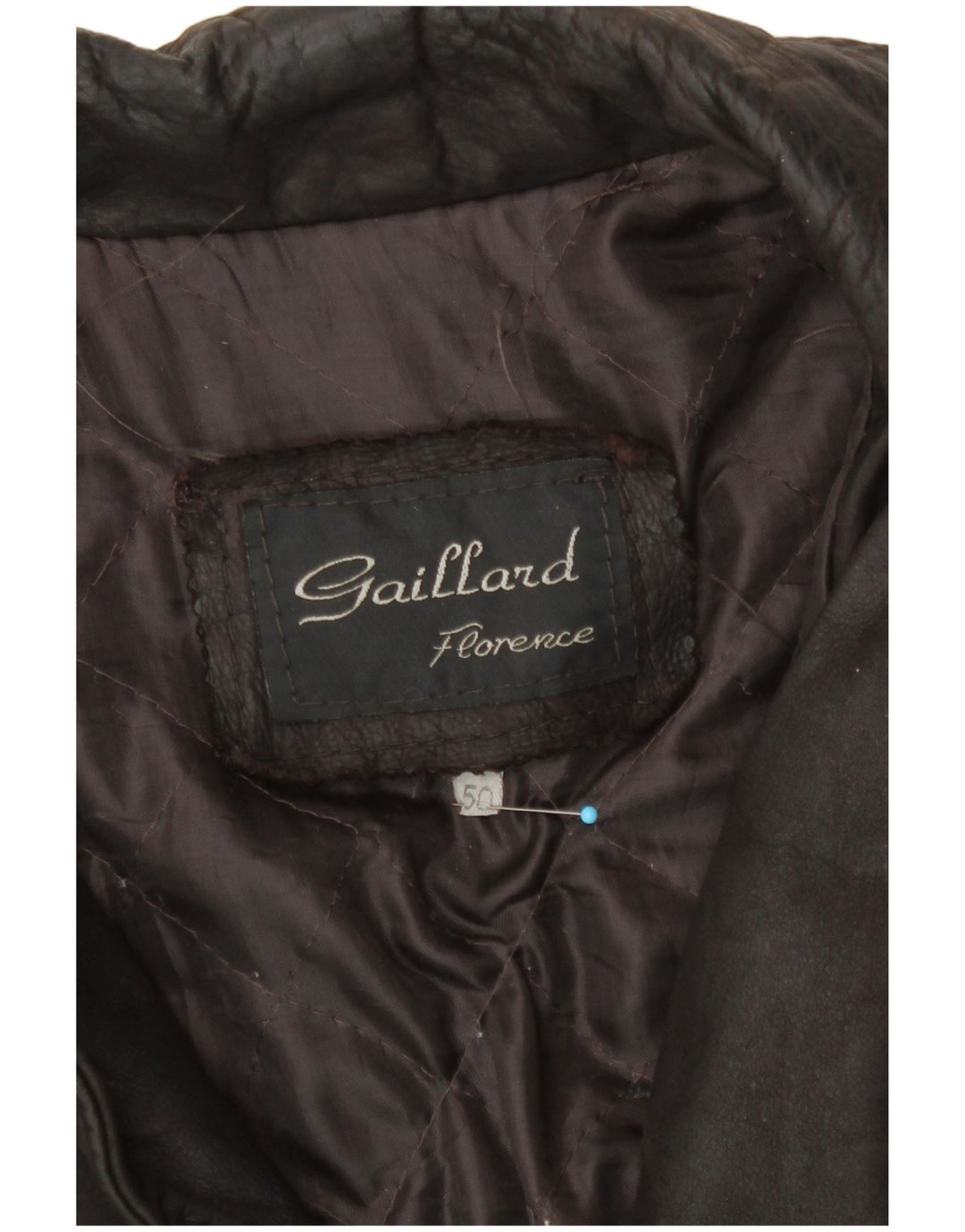 Vintage Herren Lederjacke IT 50 Großes braunes Leder