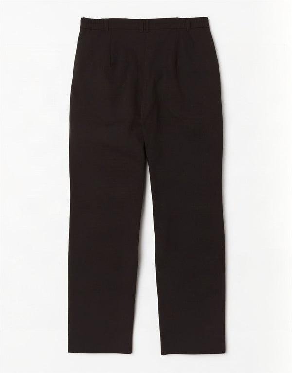 Marks & Spencer Damen gerade Anzughose UK 14 Medium W34 L30 Schwarz