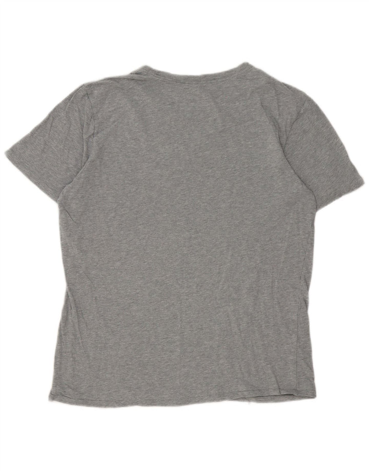 Nike Herren Athletic Cut Graphic T-Shirt-Oberteil Mittelgrau meliert