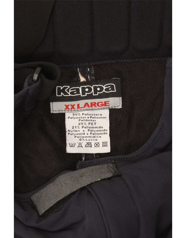 Kappa Herren Latzhose Skihose 2XL Marineblau Polyester