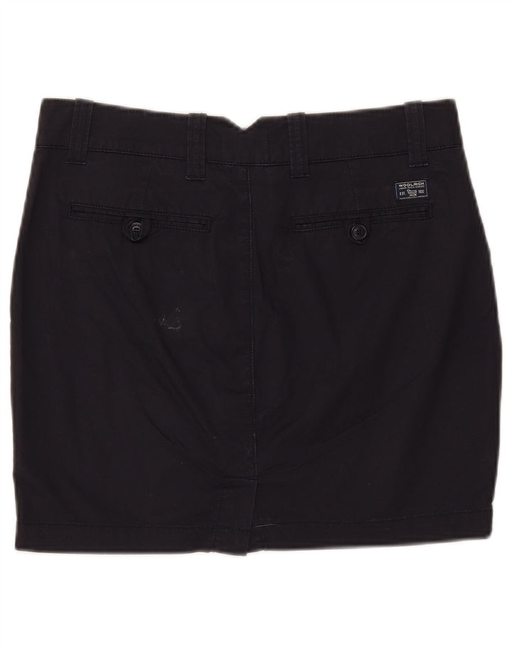 Woolrich Damen Minirock W28 Mittel Marineblau
