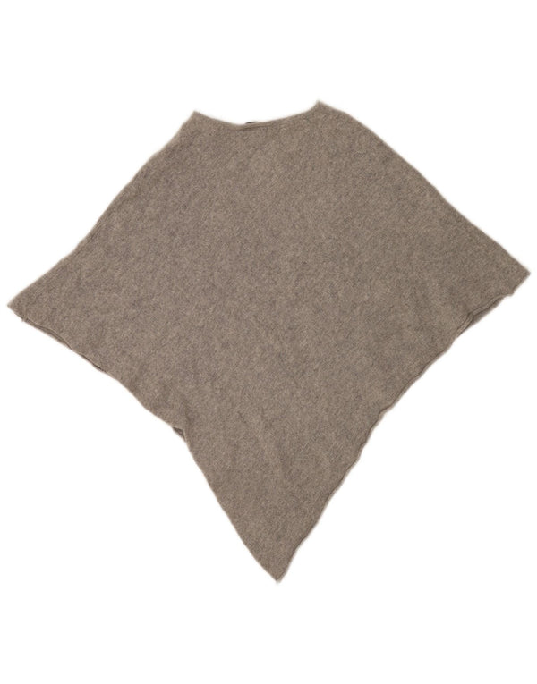Jigsaw Damen Poncho-Pullover UK 16 Large Graue Schurwolle