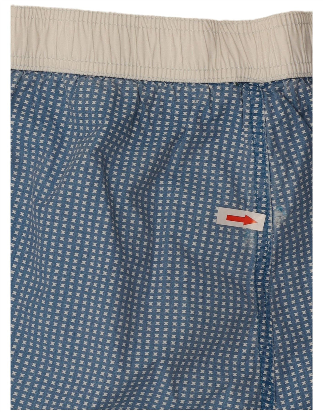 North Sails Badeshorts für Jungen, 15–16 Jahre, blau gefleckte Baumwolle