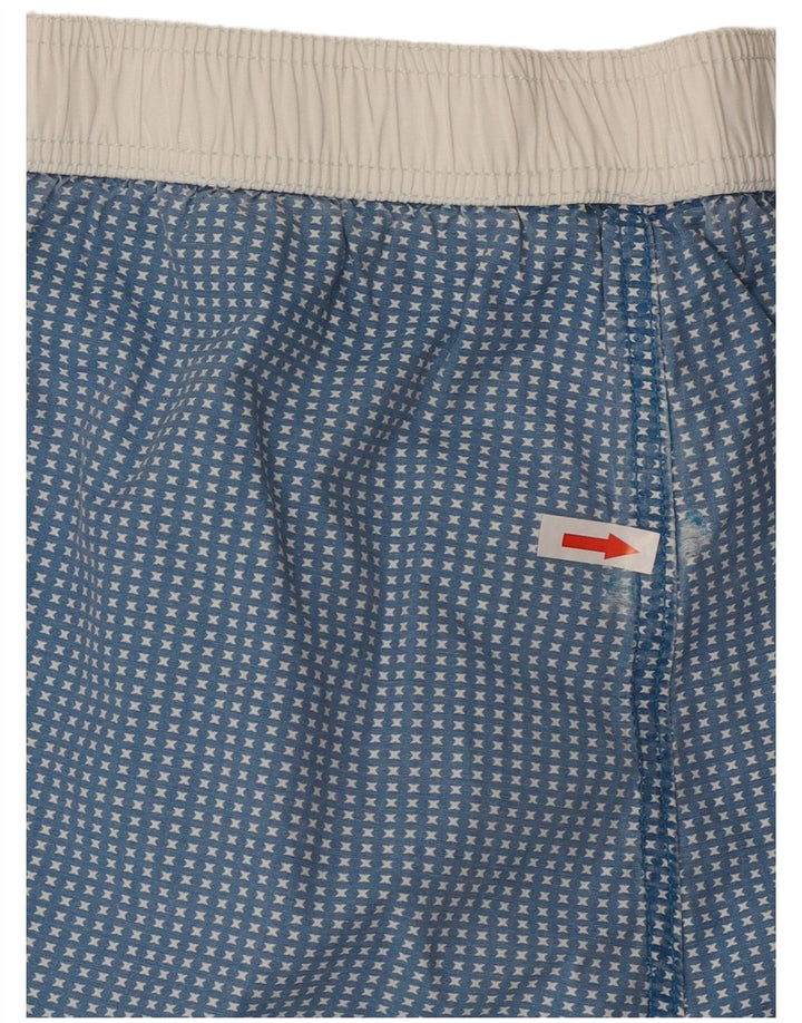 North Sails Badeshorts für Jungen, 15–16 Jahre, blau gefleckte Baumwolle