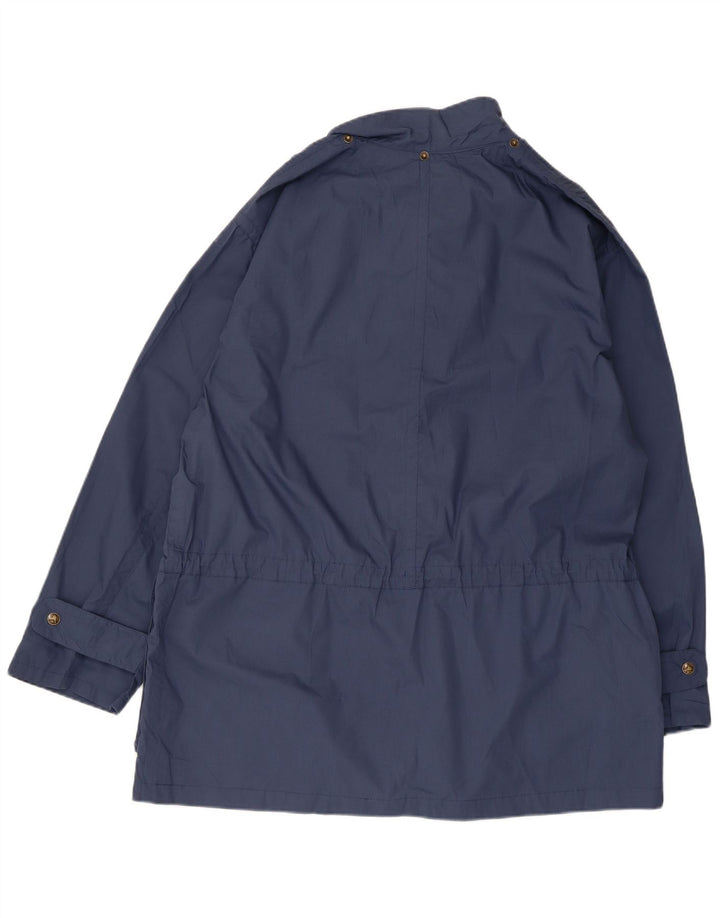 Vintage Herren Utility Jacke IT 52 XL Blau Polyester