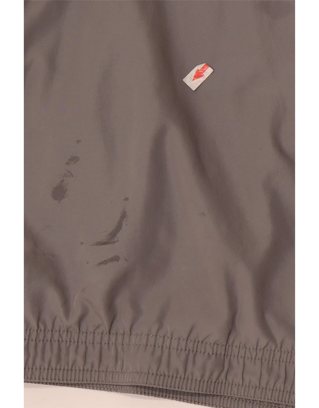 Reebok Herren-Trainingsanzug-Top-Jacke aus mittelgrauem Colourblock-Polyester