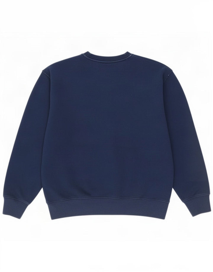 Nike Herren-Sweatshirt mit Grafik, UK 39/41, mittelmarineblaue Baumwolle