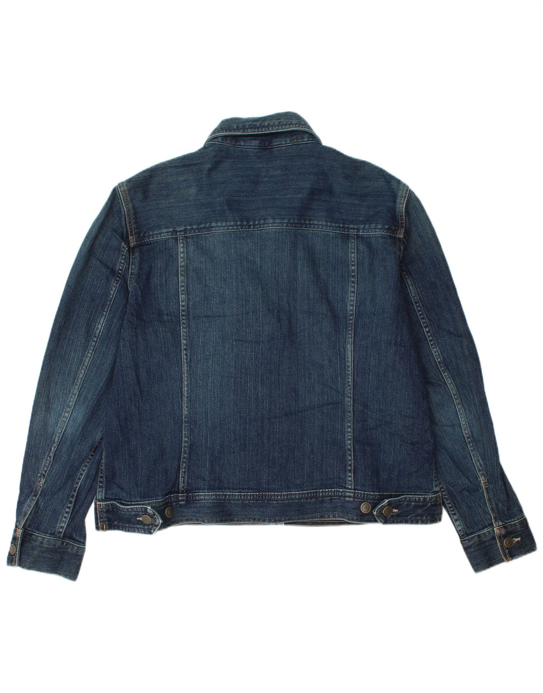 Eddie Bauer Damen Jeansjacke UK 18 XL Marineblau Baumwolle