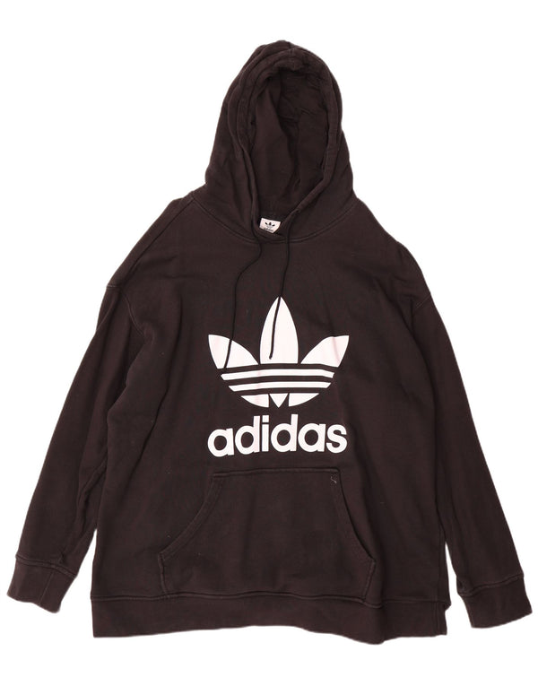 Adidas Herren Graphic Hoodie Pullover 2XL Schwarz Baumwolle