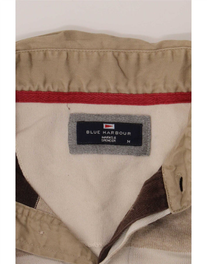 Marks & Spencer Herren-Pullover „Harbor“ mit Rollkragen, Blau, Mittelbraun