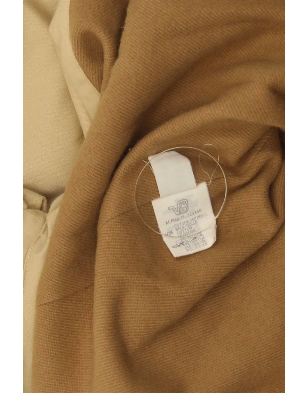 ELENA MIRO Damen Übergroßer Mantel UK 16 Large Beige Baumwolle