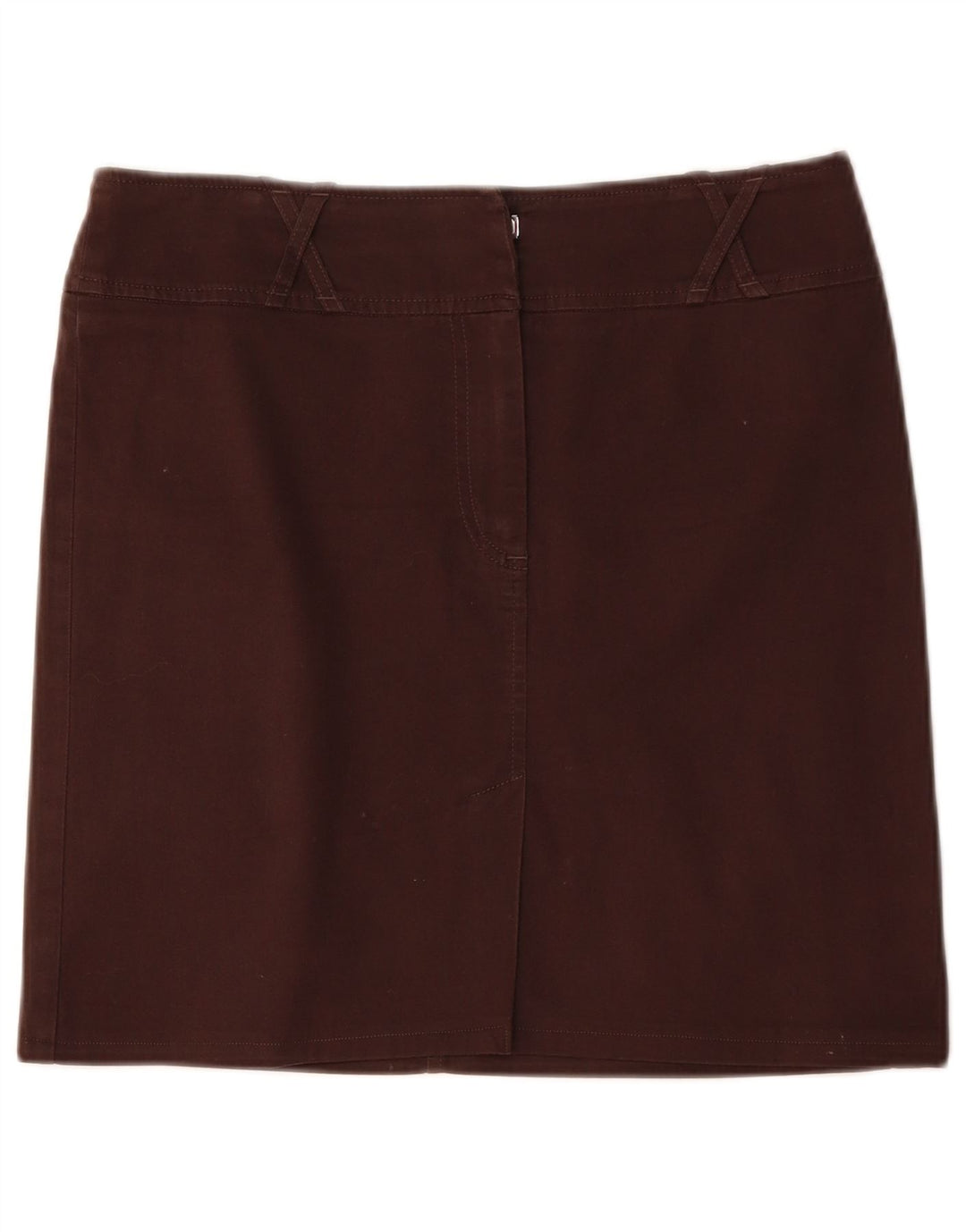 Vintage Damen Minirock IT 42 Medium W32 Braun