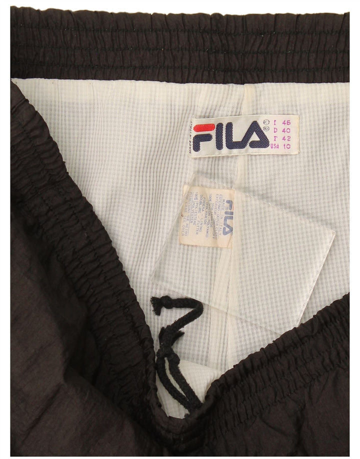 Fila Damen Trainingshose Jogger US 10 Large Schwarz Polyamid