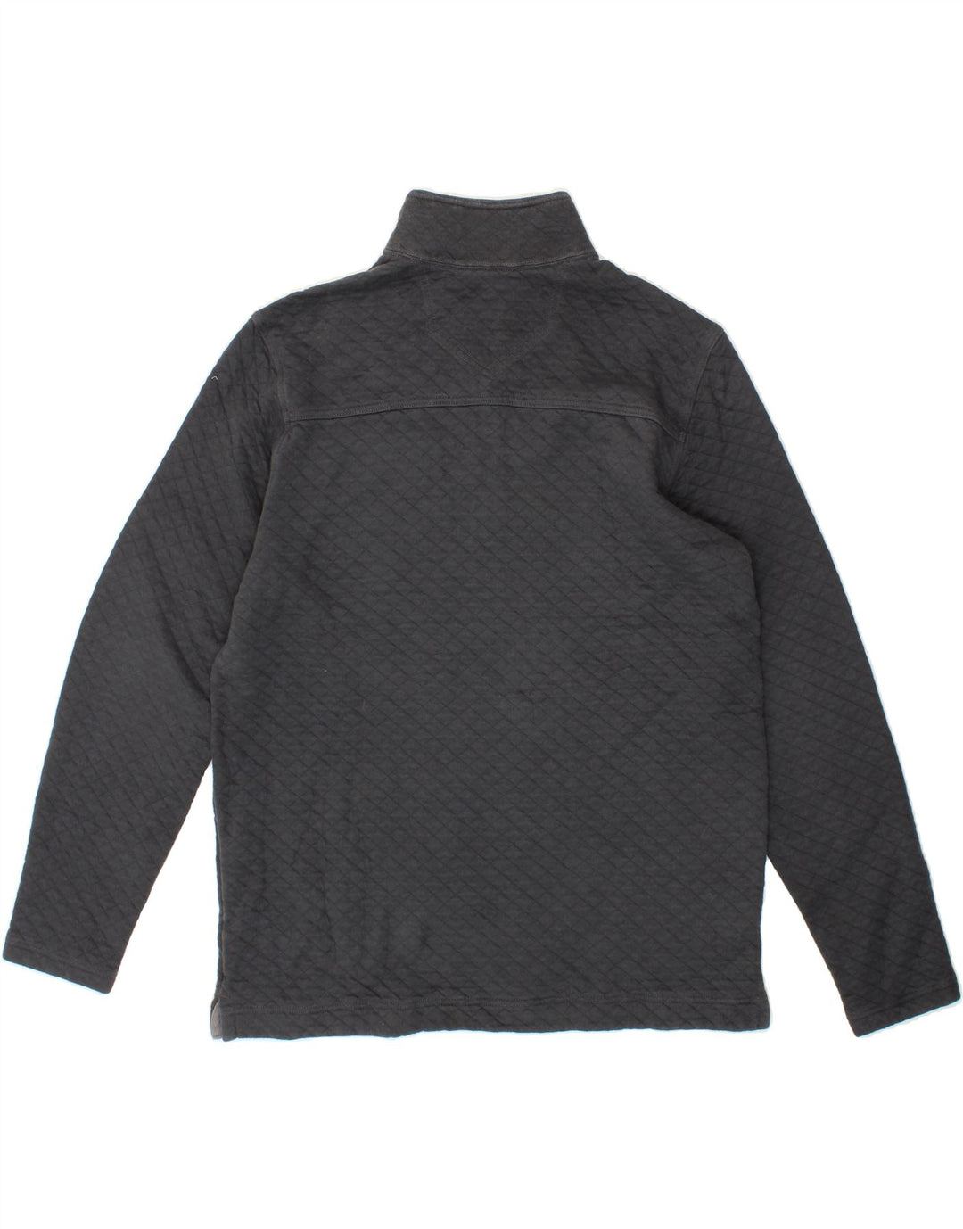EDDIE BAUER Mens Zip Neck Sweatshirt Jumper Large Black Cotton Vintage Eddie Bauer and Second-Hand Eddie Bauer from Messina Hembry 