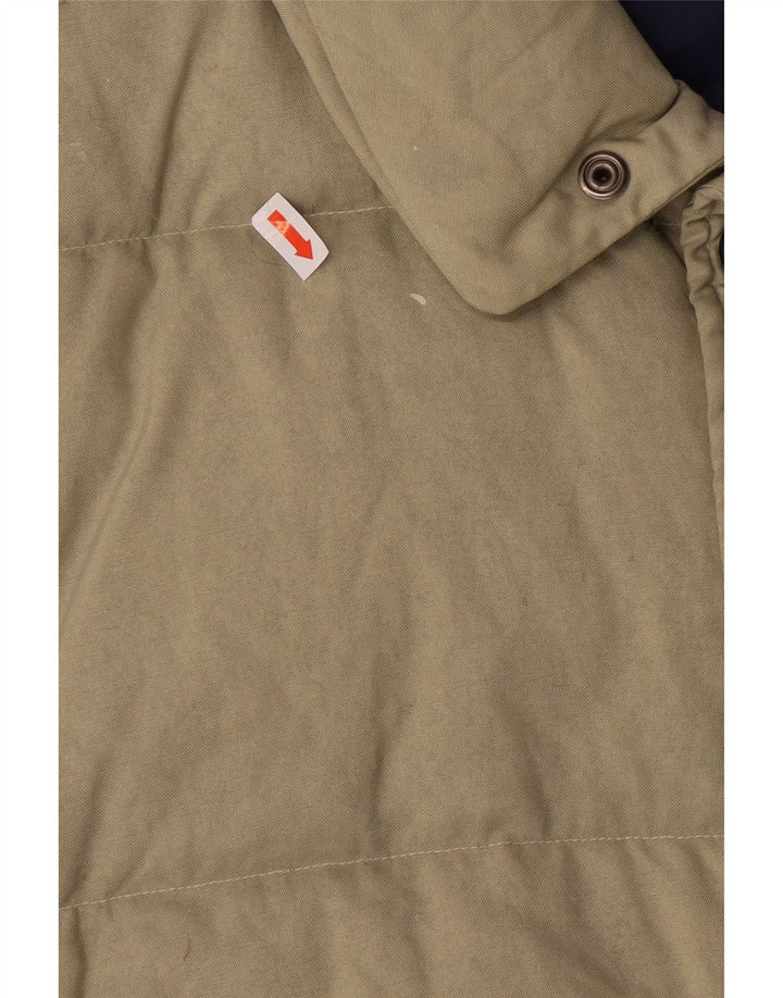 Asics Herren Wattierte Weste UK 40 Large Beige Polyamid