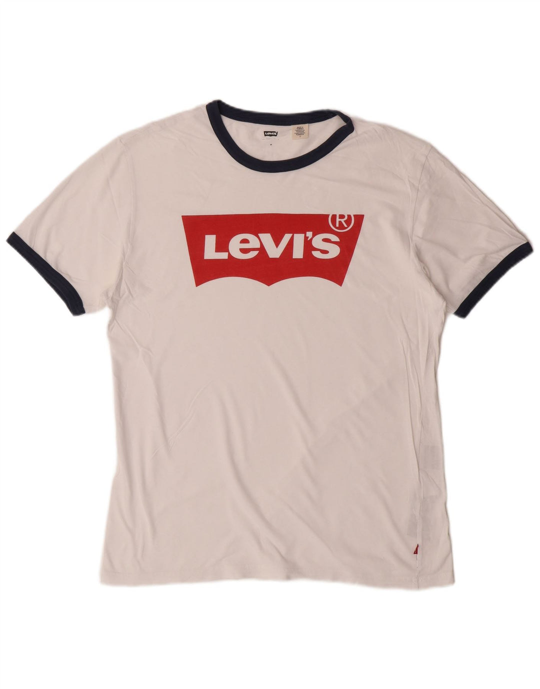 LEVI'S Herren-T-Shirt mit Grafik, mittelweiß, Baumwolle, klassisch
