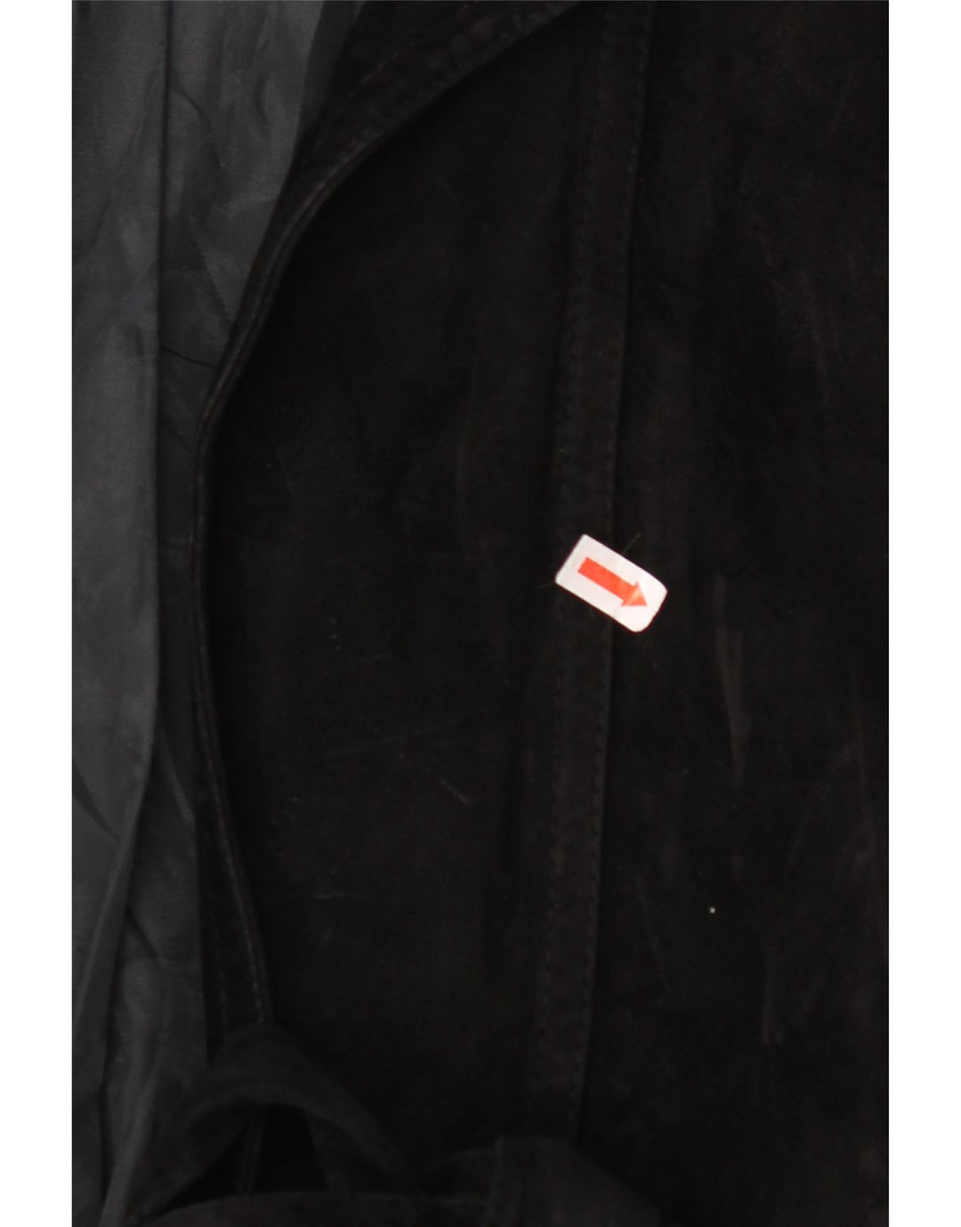 VINTAGE Damen Wildlederjacke UK 14 Large Schwarz